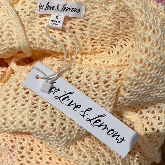 For Love and Lemons Corie Crochet Floral Maxi Dress - Picture 14 of 15